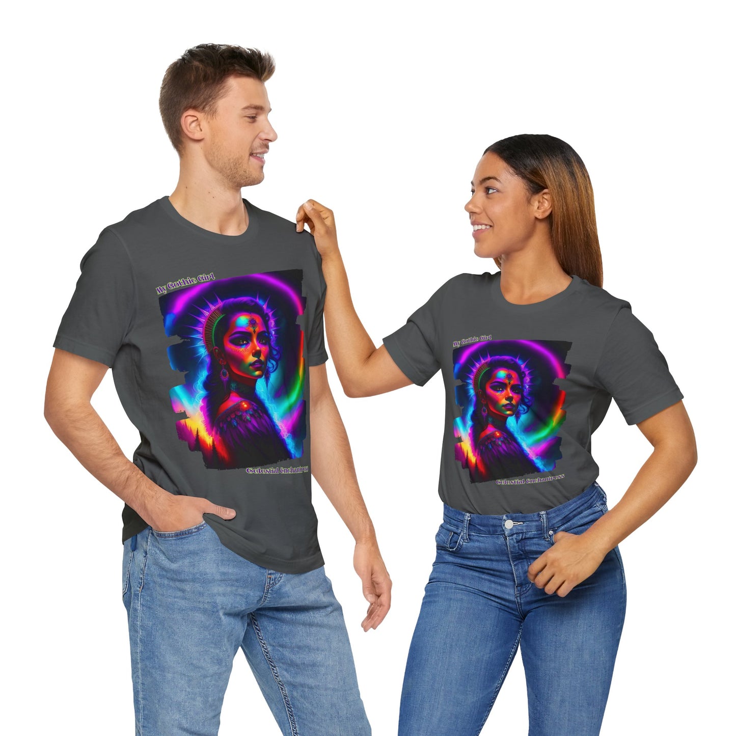 Celestial Enchantress Poetic Goth Graphic Tee – My Gothic Girl