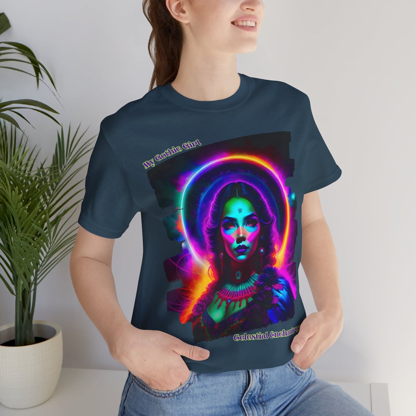 Celestial Enchantress Poetic Goth Graphic Tee – My Gothic Girl