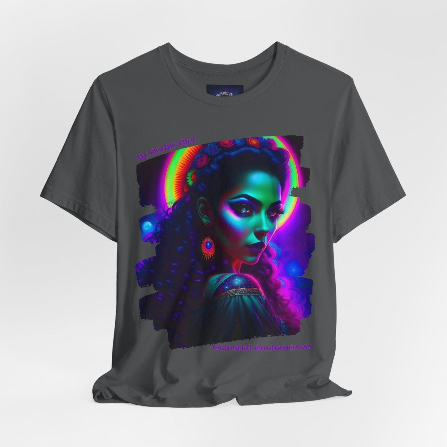 Celestial Enchantress Poetic Goth Graphic Tee – My Gothic Girl
