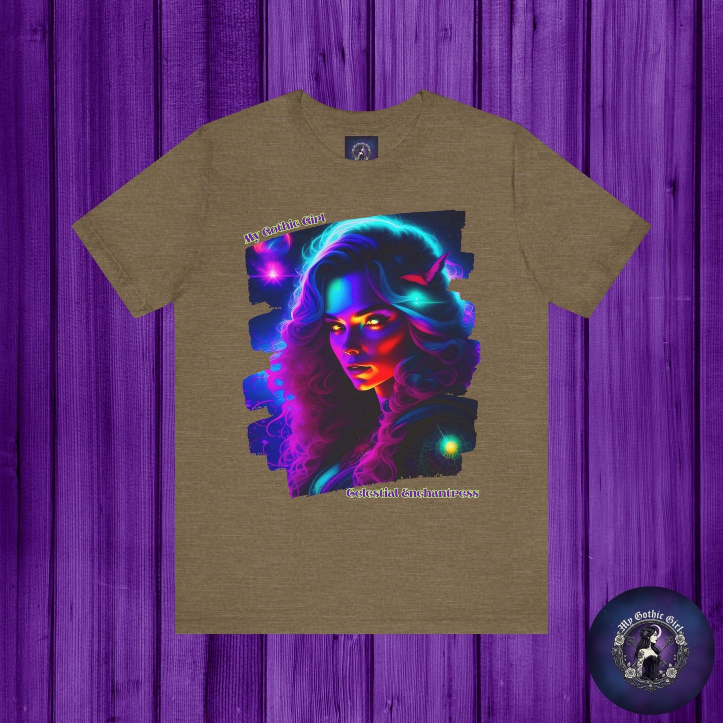 Celestial Enchantress Poetic Goth Graphic Tee – My Gothic Girl