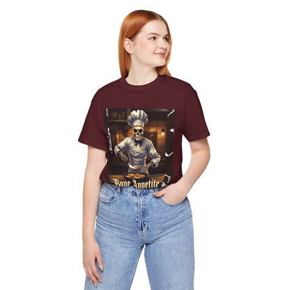 My Gothic Girl "Bone Appetite" Graphic T-Shirt Unisex Gothic Dark Fashion Casual Wear