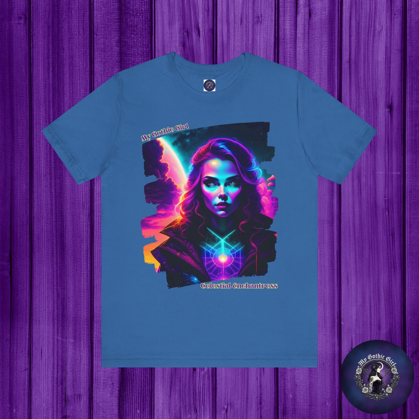 Celestial Enchantress Poetic Goth Graphic Tee – My Gothic Girl