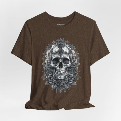 Gothic Skull Elegance T-Shirt