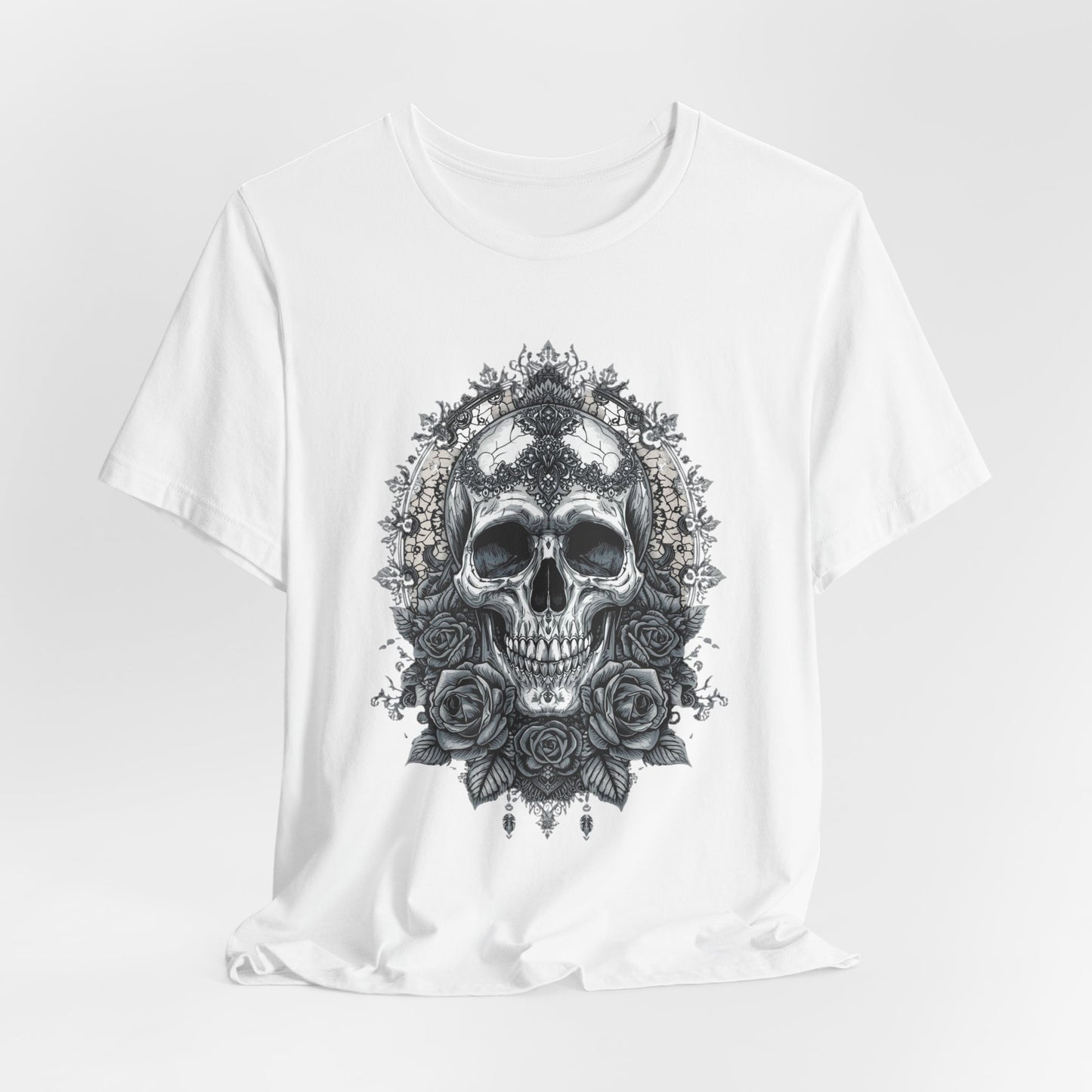 Gothic Skull Elegance T-Shirt