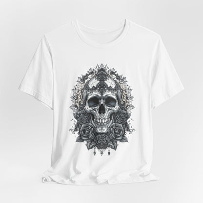 Gothic Skull Elegance T-Shirt