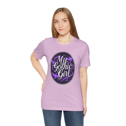 My Gothic Girl Poetic Goth Graphic Tee – Dark Alt Aesthetic Streetwear Fashion