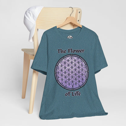 "The Flower of Life"  Gothic Graphic T-Shirt – Alt Aesthetic Poetic Goth Street-wear