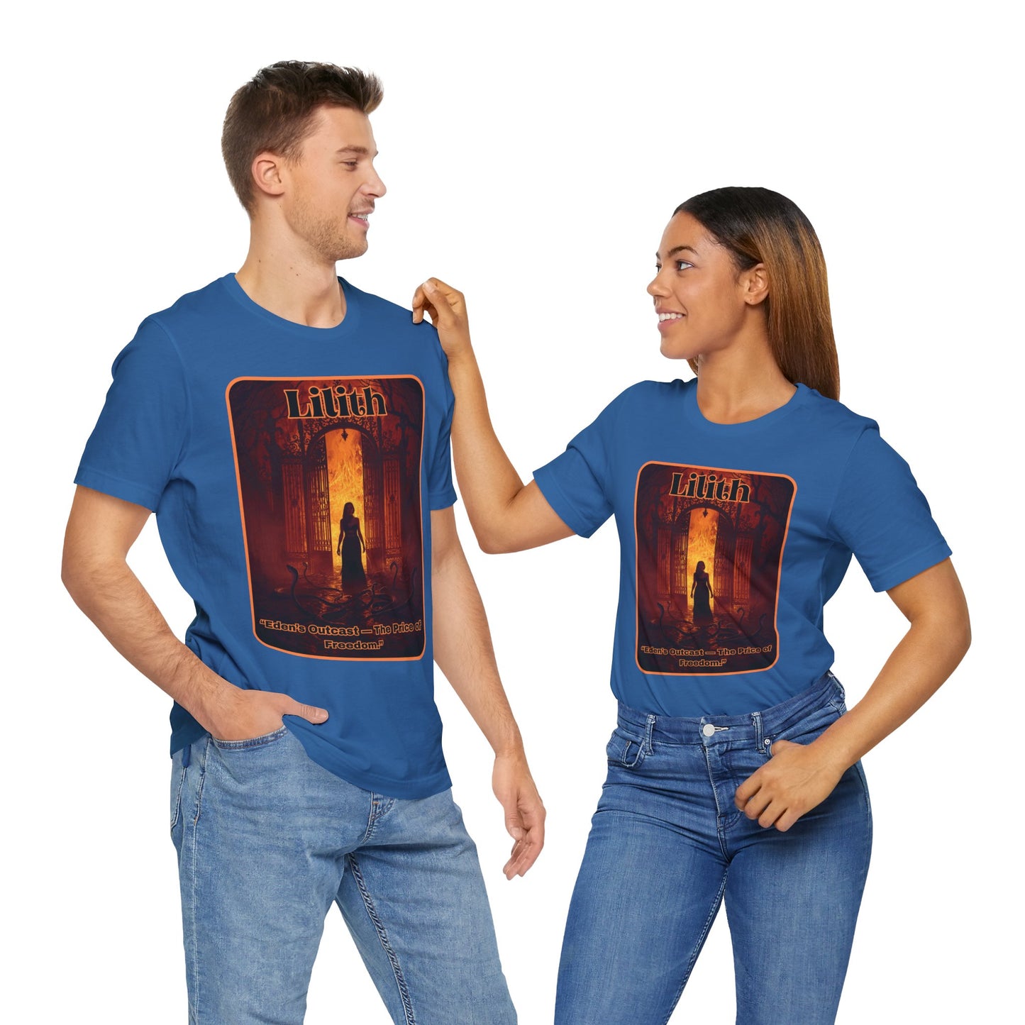 “Lilith  —  Eden’s Outcast, The Price of Freedom.” Graphic T-Shirt – Alt Aesthetic Poetic Goth Street-wear