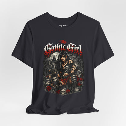 My Gothic Girl - Skater Girl Short Sleeve T Shirt