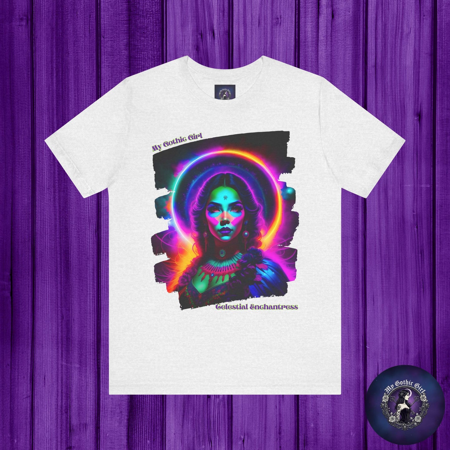 Celestial Enchantress Poetic Goth Graphic Tee – My Gothic Girl