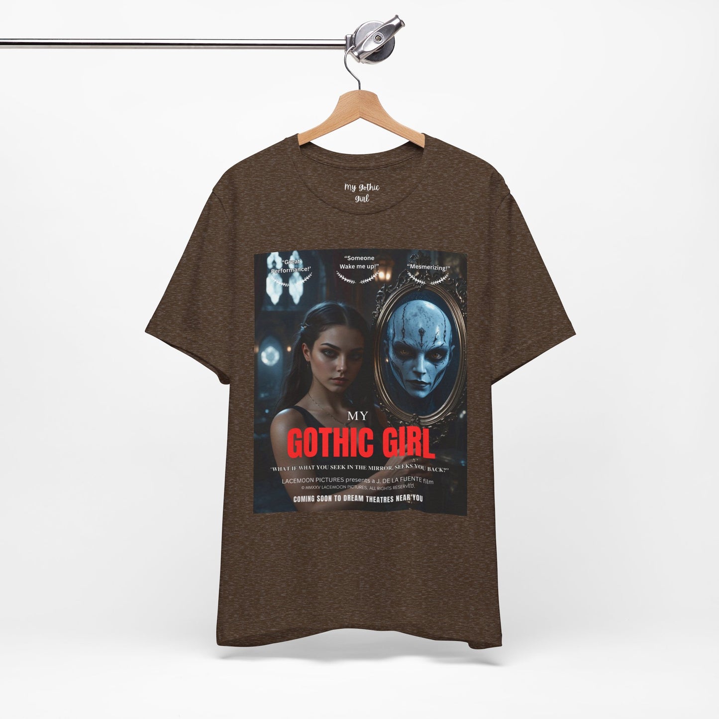 My Gothic Girl T-Shirt "Movie Poster" – Whimsy Goth Streetwear, Dark Poetry Fashion, Alt Aesthetic Apparel