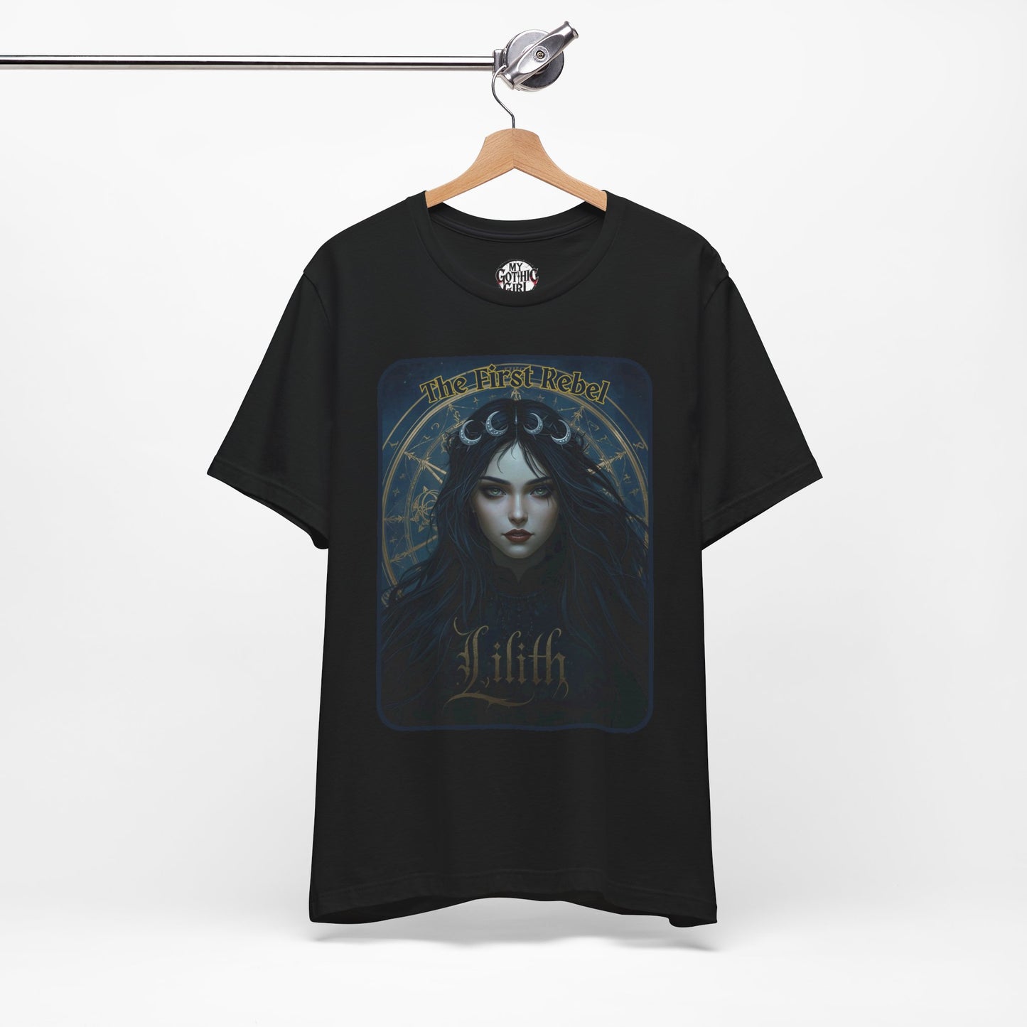 The First Rebel -"Lilith" Graphic T-Shirt – Alt Aesthetic Poetic Goth Street-wear