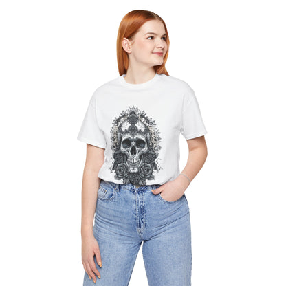 Gothic Skull Elegance T-Shirt