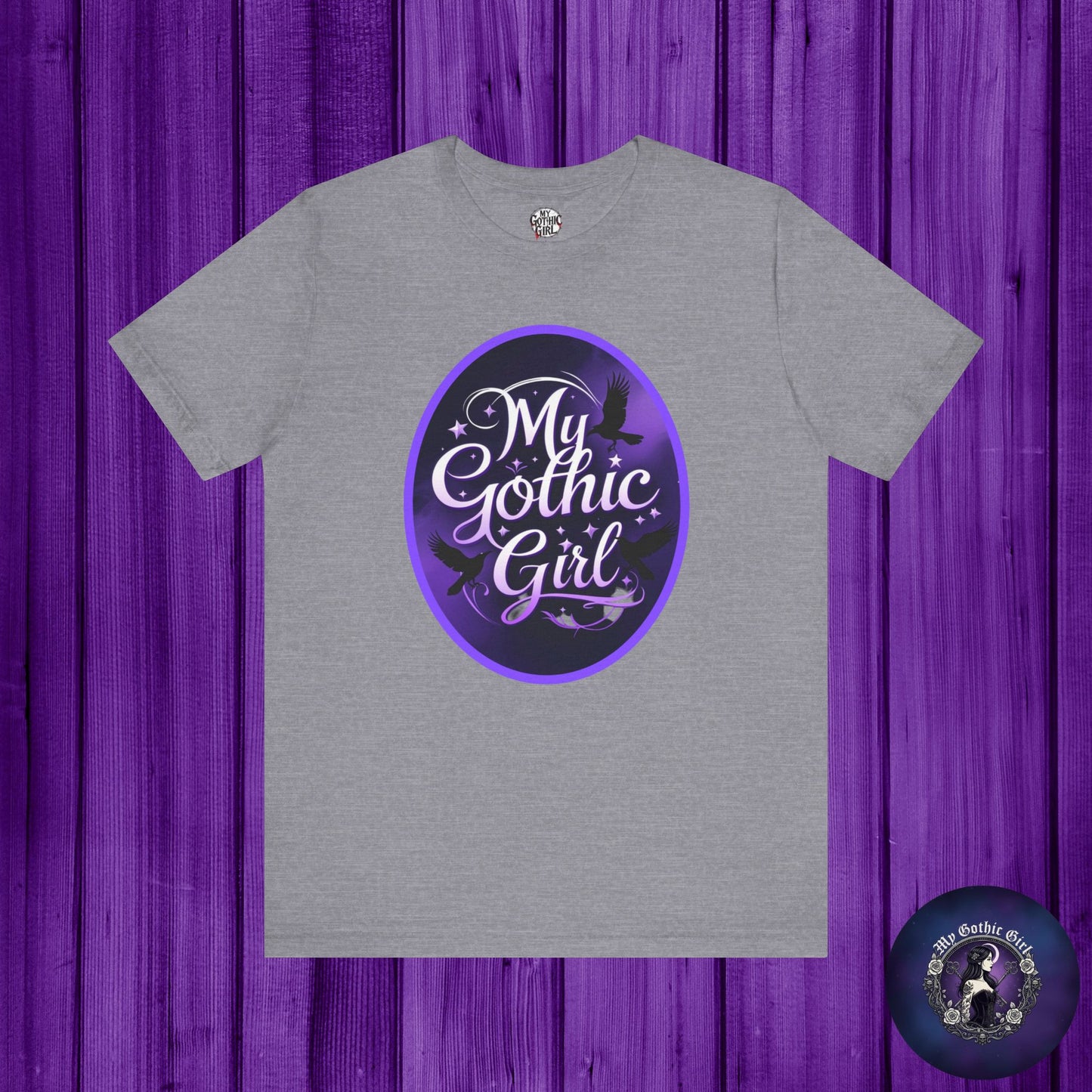 My Gothic Girl Poetic Goth Graphic Tee – Dark Alt Aesthetic Streetwear Fashion