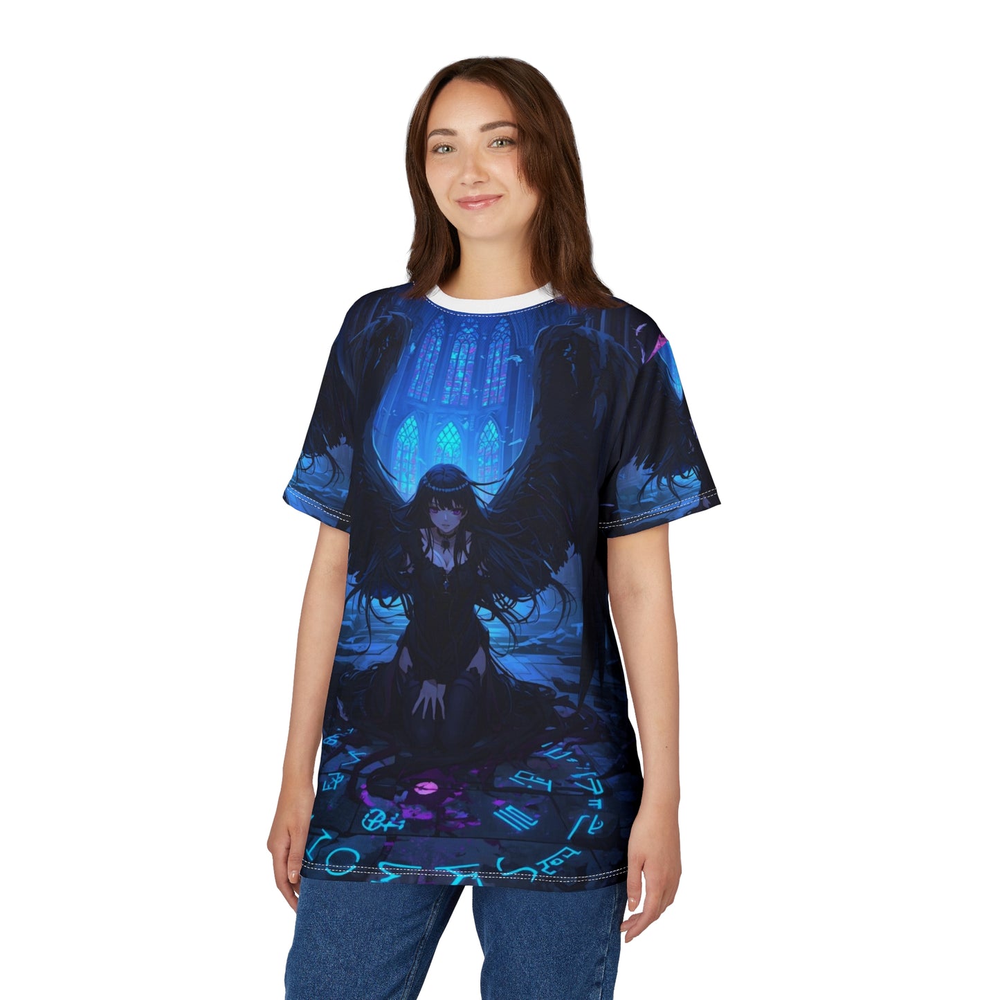 Fallen Angel in Ruins Gothic Tee