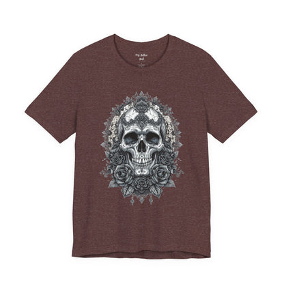Gothic Skull Elegance T-Shirt