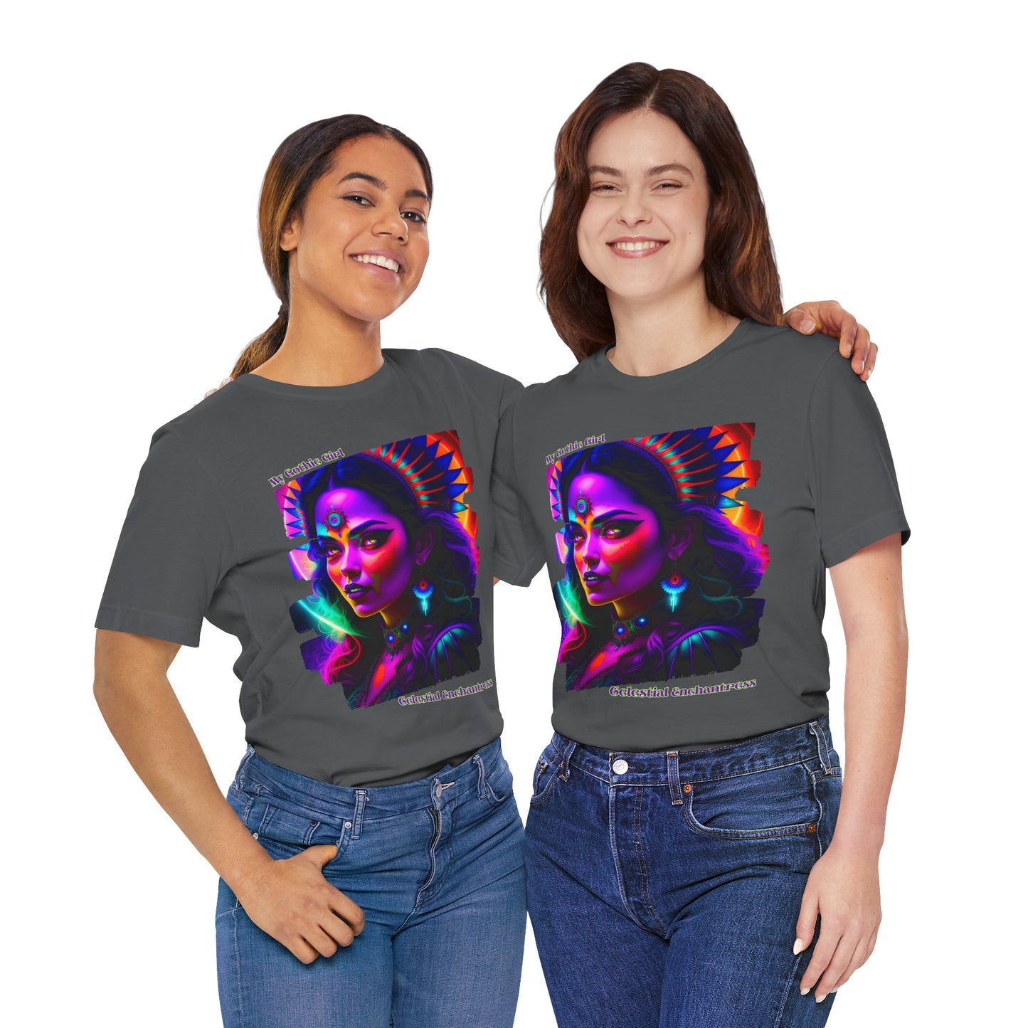 Celestial Enchantress Poetic Goth Graphic Tee – My Gothic Girl