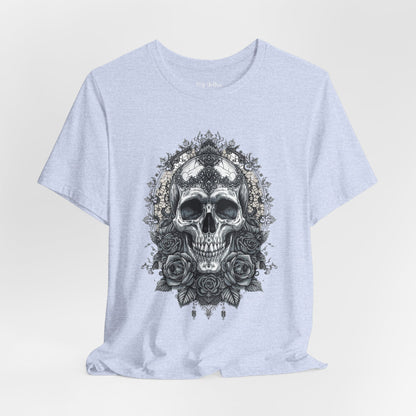 Gothic Skull Elegance T-Shirt