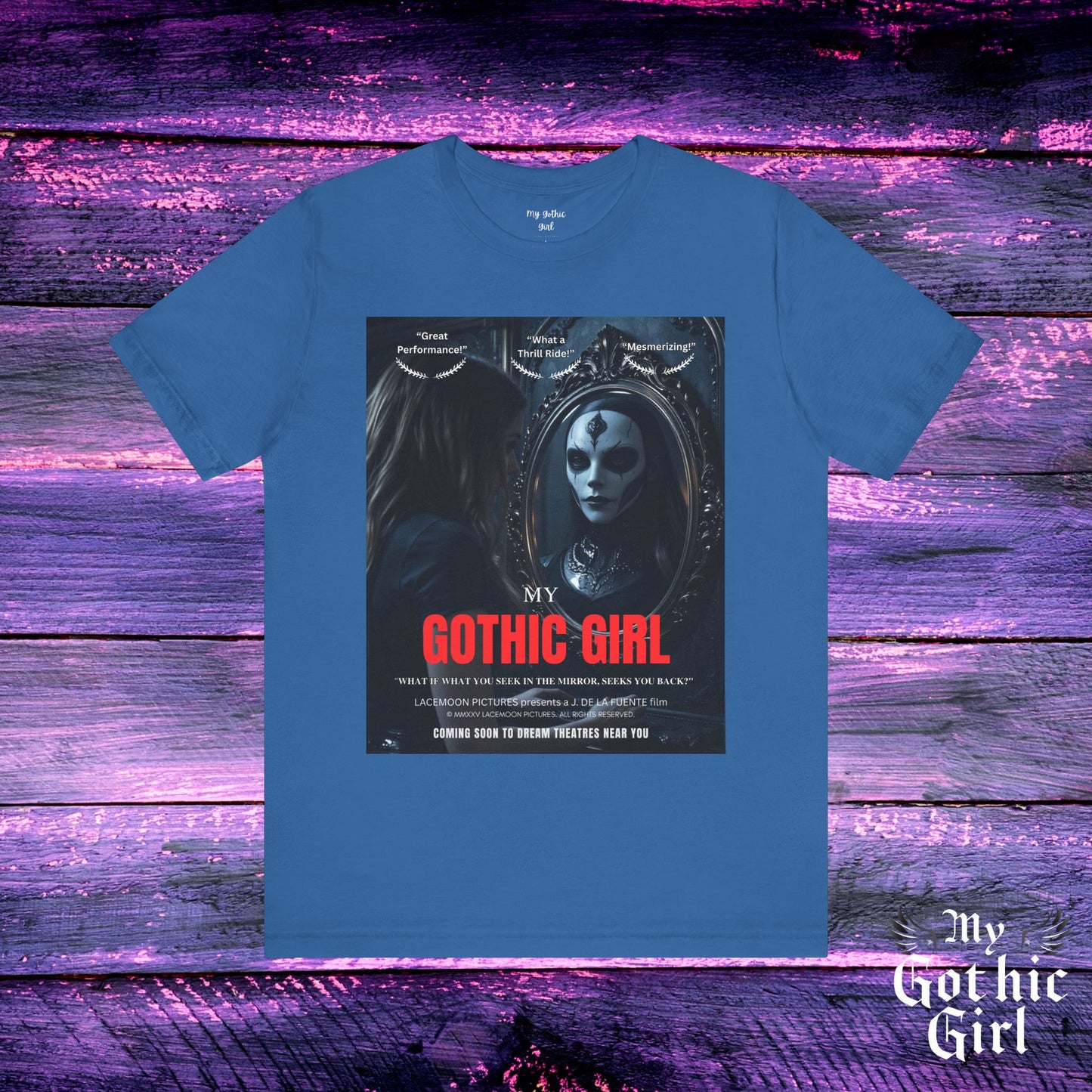 My Gothic Girl Graphic Tee – Whimsy Goth Streetwear, Dark Poetry Fashion, Alt Aesthetic Apparel