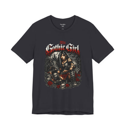 My Gothic Girl - Skater Girl Short Sleeve T Shirt