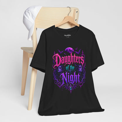 Daughters of the Night Tee — Gothic Vampire Moon Graphic T-Shirt