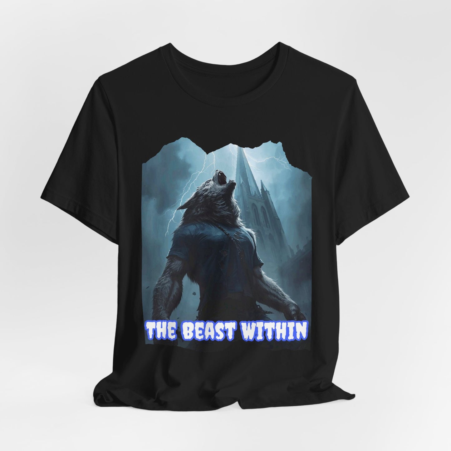 My Gothic Girl "The Beast Within" Graphic T-Shirt Unisex Gothic Dark Fashion Casual Wear