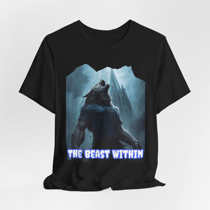 My Gothic Girl "The Beast Within" Graphic T-Shirt Unisex Gothic Dark Fashion Casual Wear