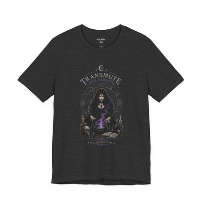 Transmute Your Darkness Alchemist Arts Tee — Witchy Occult Graphic T-Shirt