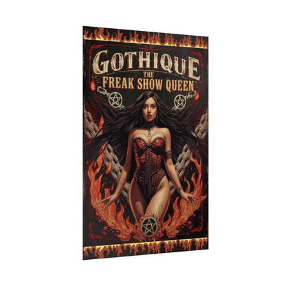 Gothique The Freak Show Queen - Wall Art Poster