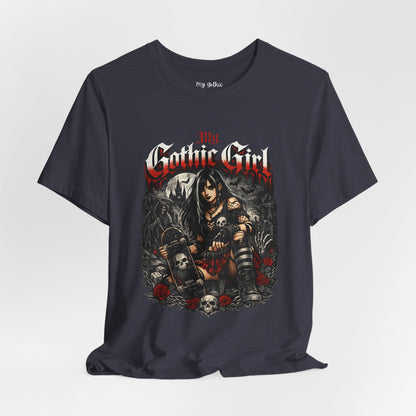 My Gothic Girl - Skater Girl Short Sleeve T Shirt