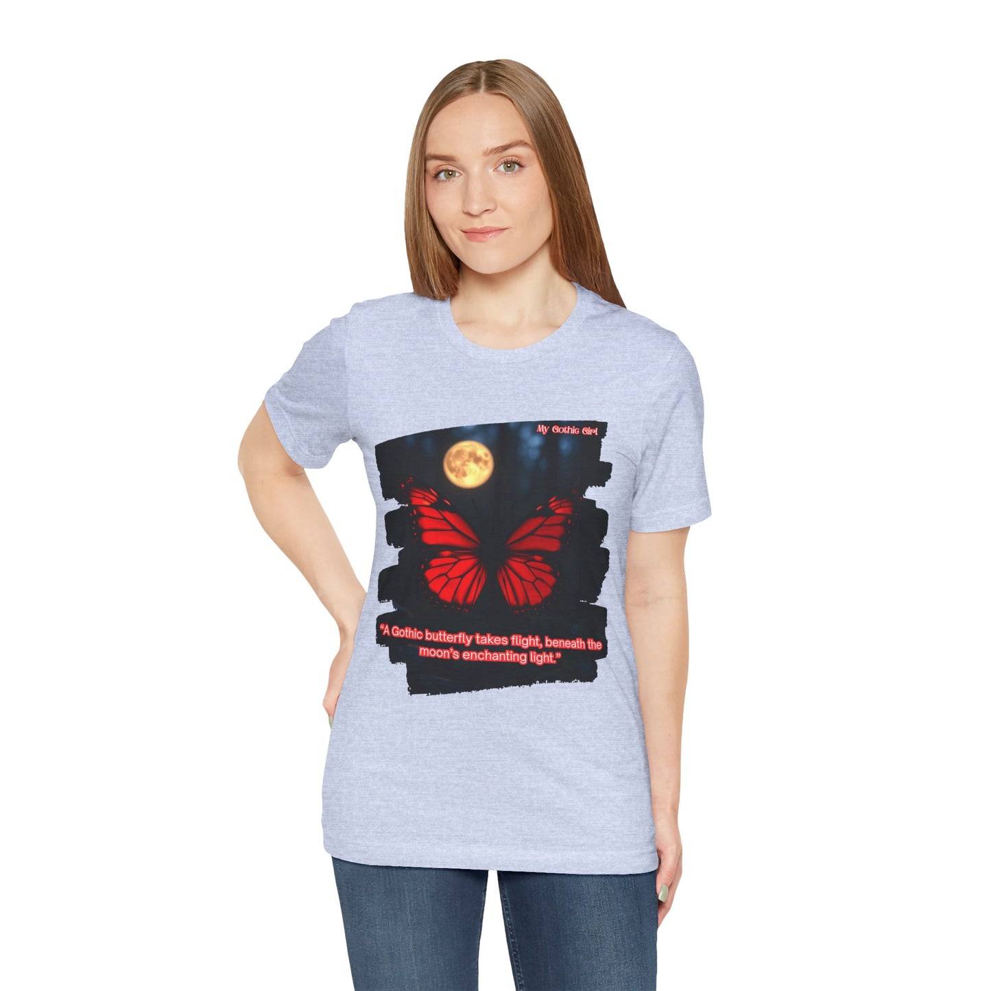 My Gothic Girl Graphic Tee – Whimsy Goth Streetwear, Dark Poetry Fashion, Alt Aesthetic Apparel