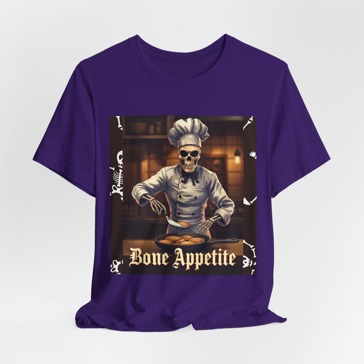 My Gothic Girl "Bone Appetite" Graphic T-Shirt Unisex Gothic Dark Fashion Casual Wear