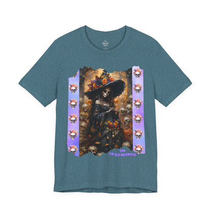 My Gothic Girl Dia De Los Muertos Graphic Tee – Gothic Streetwear, Whimsy Goth, Dark Poetry Alt Fashion