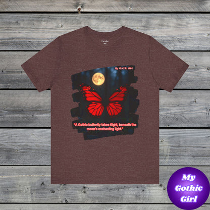 My Gothic Girl Graphic Tee – Whimsy Goth Streetwear, Dark Poetry Fashion, Alt Aesthetic Apparel