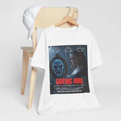 My Gothic Girl "Movie Poster" Graphic Tee – Gothic Streetwear, Whimsy Goth, Dark Poetry Alt Fashion