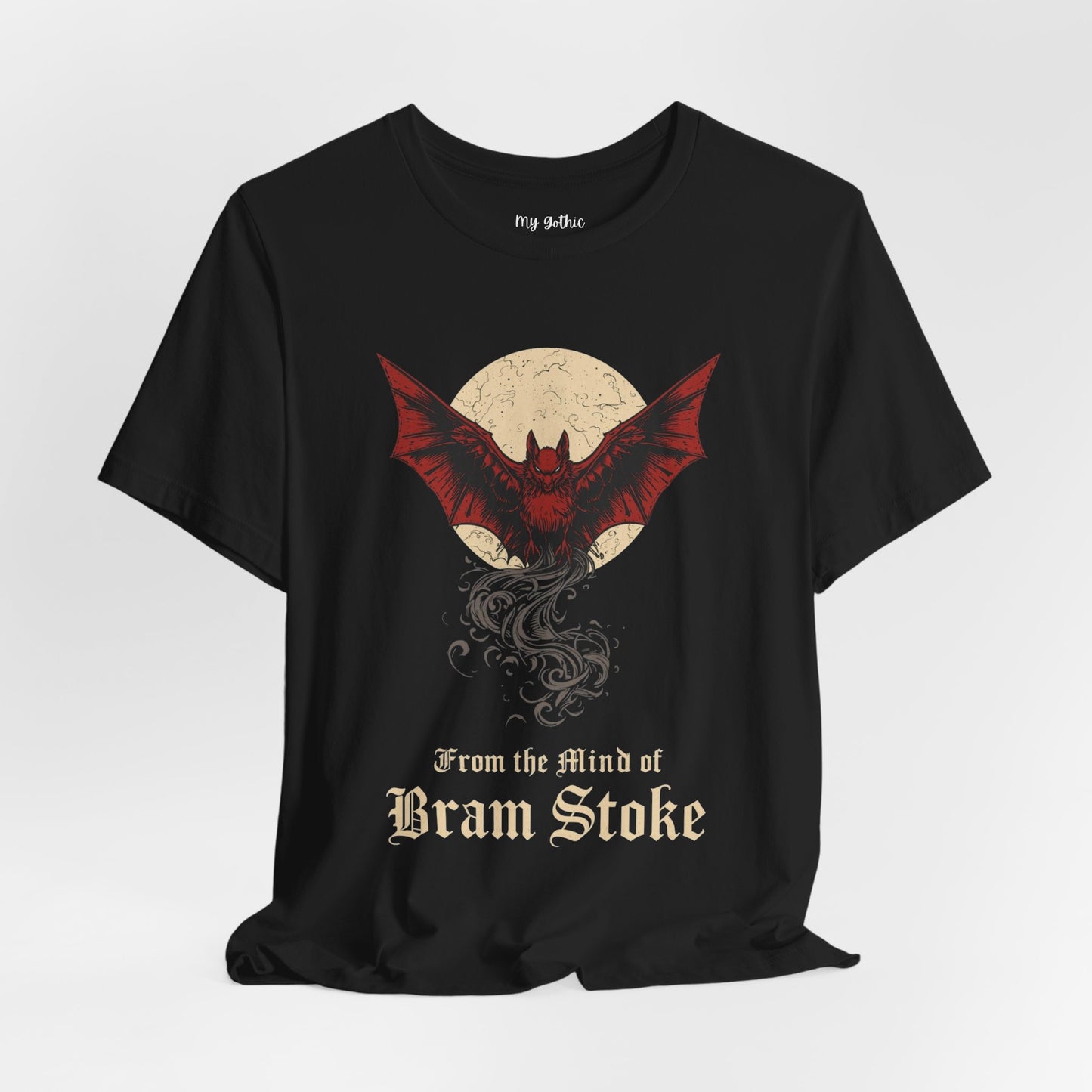 "From The Mind Of Bram Stoker" Gothic Literary Horror T-Shirt