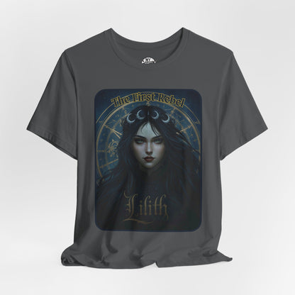 The First Rebel -"Lilith" Graphic T-Shirt – Alt Aesthetic Poetic Goth Street-wear