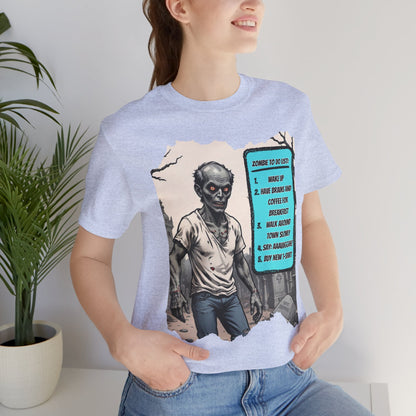 My Gothic Girl "Zombie: To Do List"  – Whimsy Goth Streetwear, Dark Poetry Fashion, Alt Aesthetic Apparel