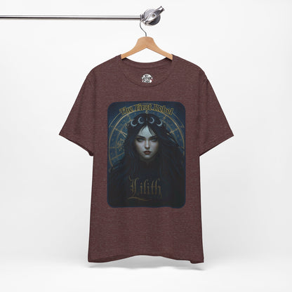 The First Rebel -"Lilith" Graphic T-Shirt – Alt Aesthetic Poetic Goth Street-wear