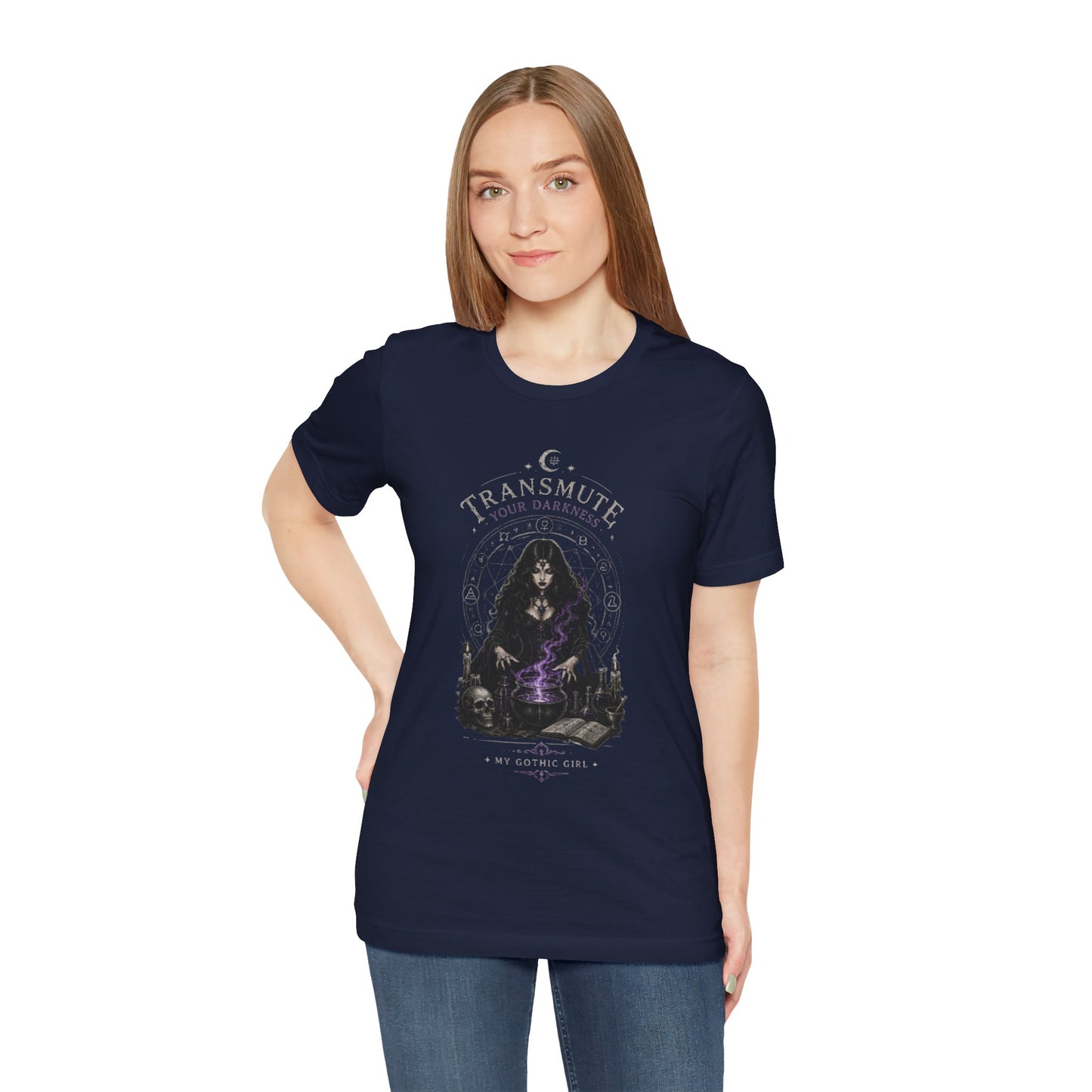 Transmute Your Darkness Alchemist Arts Tee — Witchy Occult Graphic T-Shirt