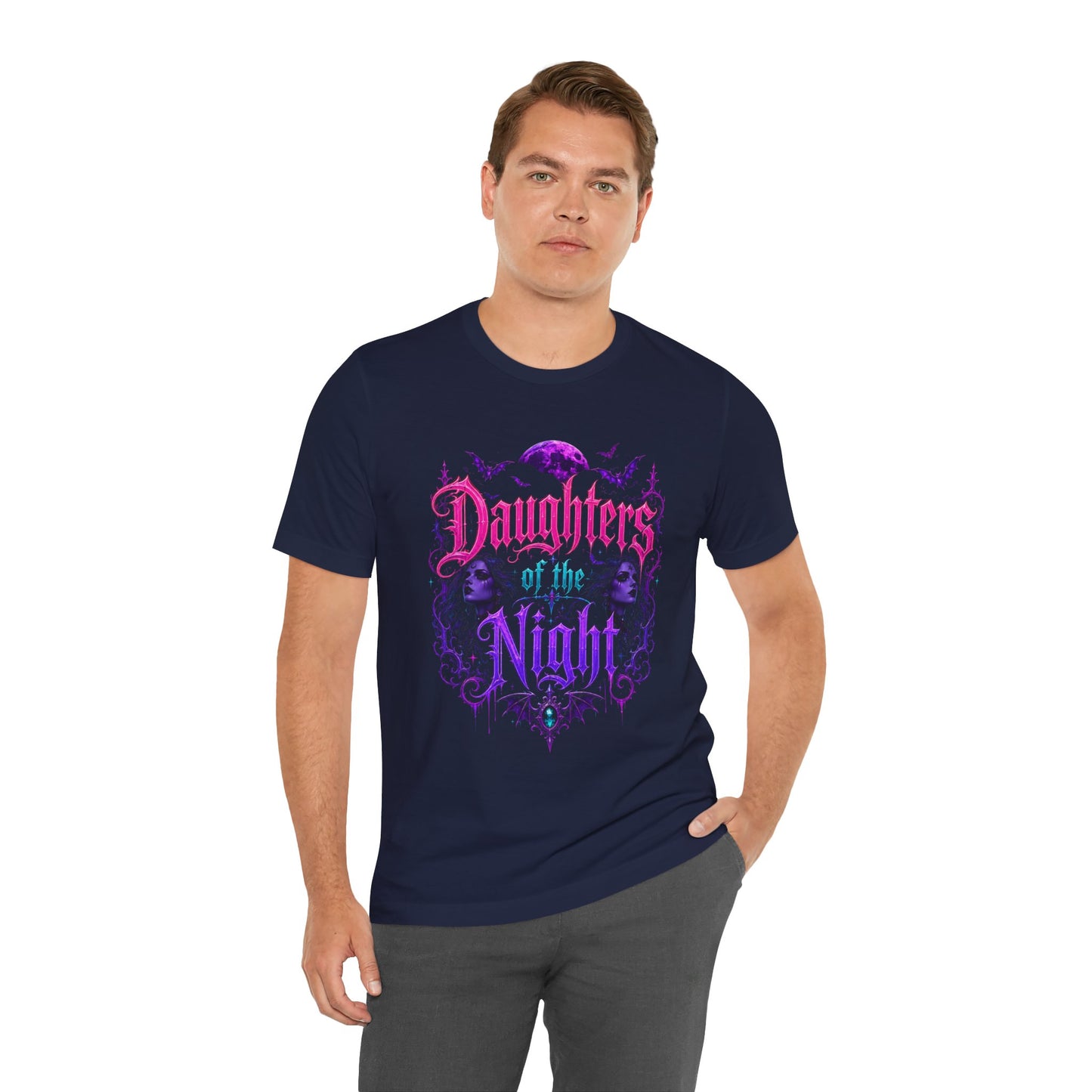 Daughters of the Night Tee — Gothic Vampire Moon Graphic T-Shirt