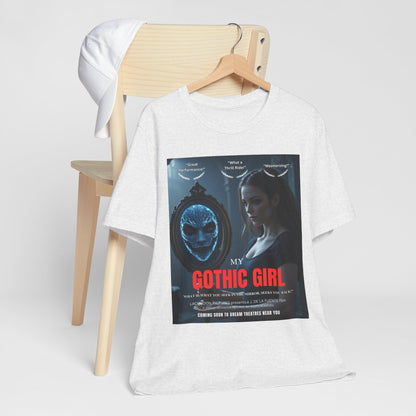 My Gothic Girl "Movie Poster" Graphic Tee – Gothic Streetwear, Whimsy Goth, Dark Poetry Alt Fashion