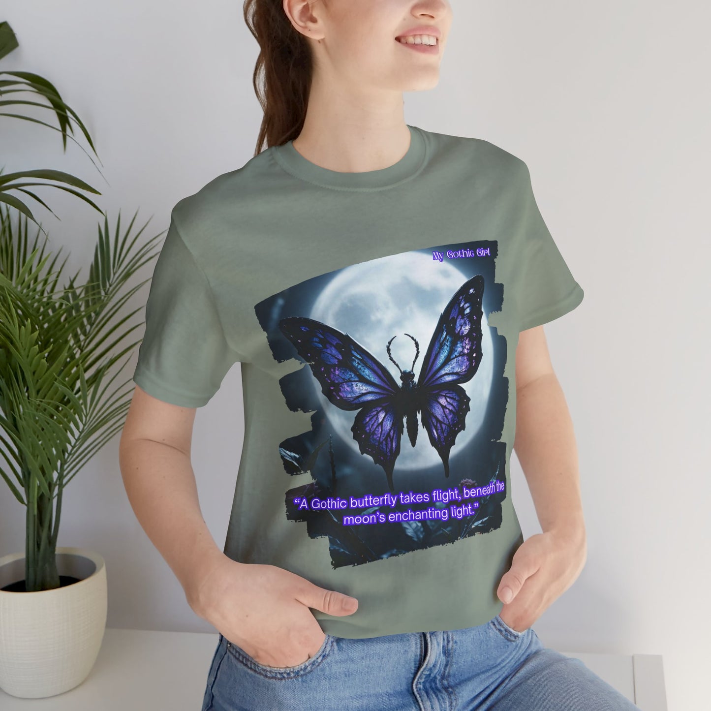 My Gothic Girl Graphic Tee – Whimsy Goth Streetwear, Dark Poetry Fashion, Alt Aesthetic Apparel