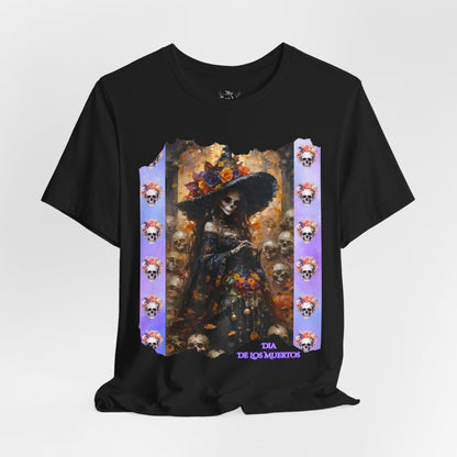 My Gothic Girl Dia De Los Muertos Graphic Tee – Gothic Streetwear, Whimsy Goth, Dark Poetry Alt Fashion