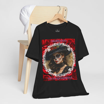 My Gothic Girl Dia De Los Muertos Graphic Tee – Gothic Streetwear, Whimsy Goth, Dark Poetry Alt Fashion