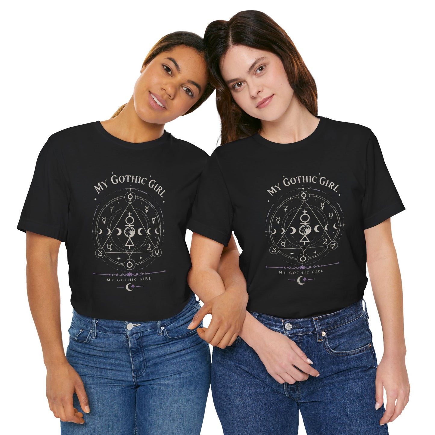 My Gothic Girl "The Alchemist" Gothic Design Short Sleeve T Shirt