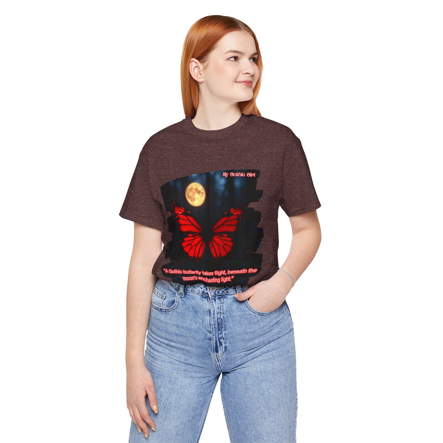 My Gothic Girl Graphic Tee – Whimsy Goth Streetwear, Dark Poetry Fashion, Alt Aesthetic Apparel