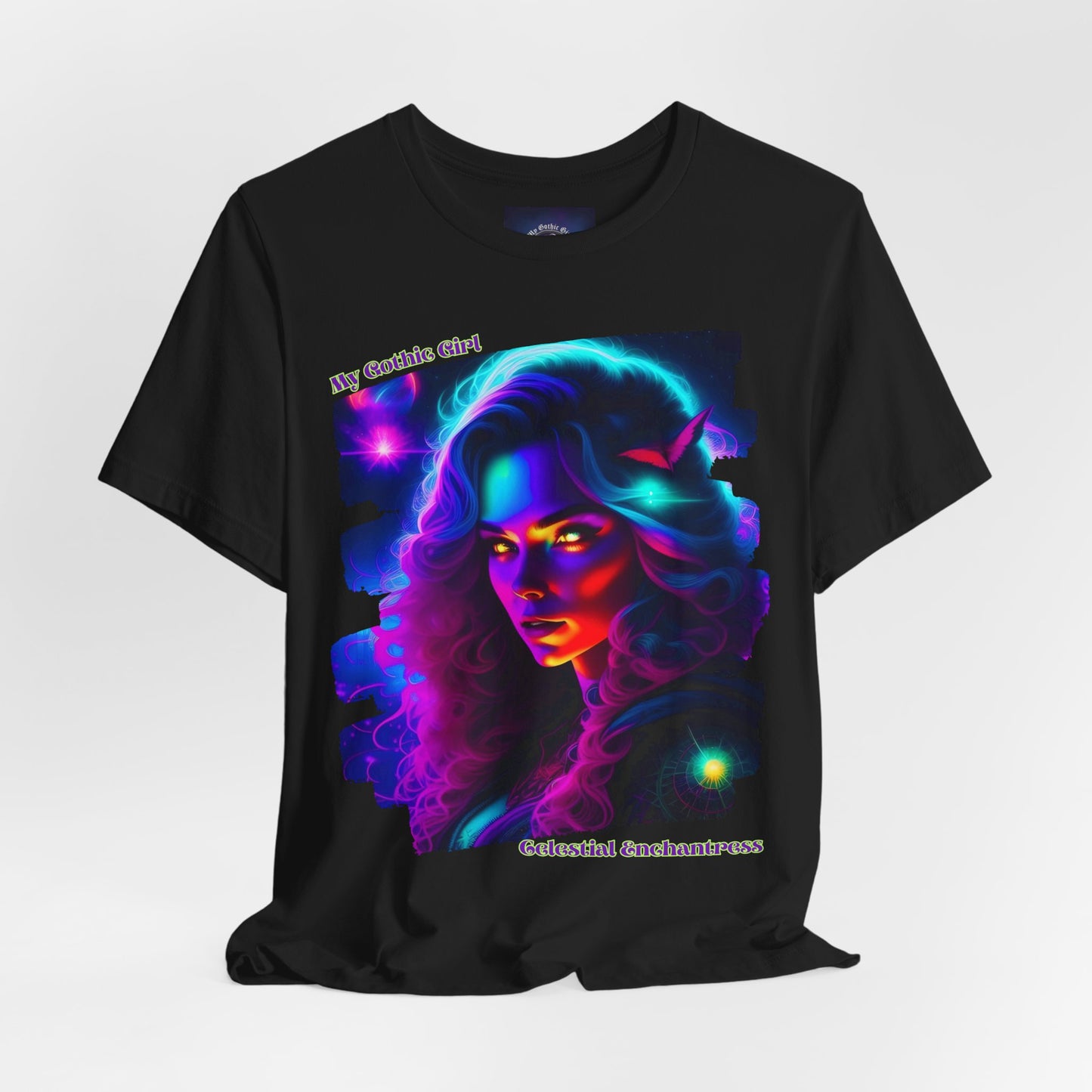 Celestial Enchantress Poetic Goth Graphic Tee – My Gothic Girl