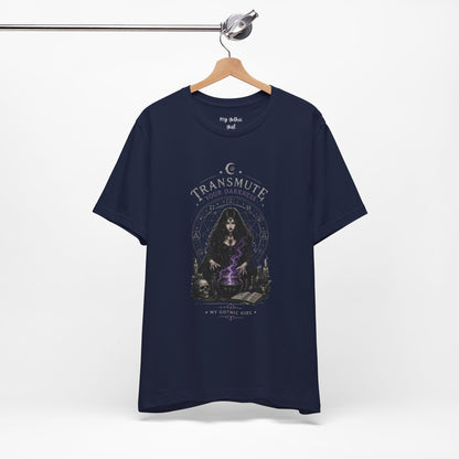 Transmute Your Darkness Alchemist Arts Tee — Witchy Occult Graphic T-Shirt