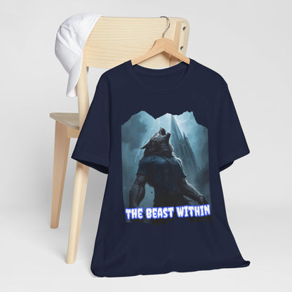 My Gothic Girl "The Beast Within" Graphic T-Shirt Unisex Gothic Dark Fashion Casual Wear